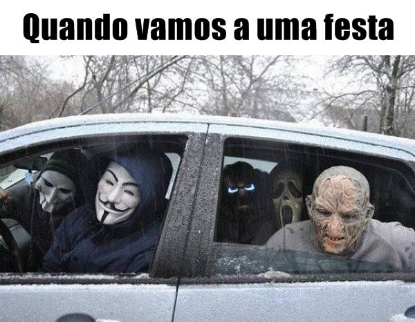 Quando vamos a uma festa