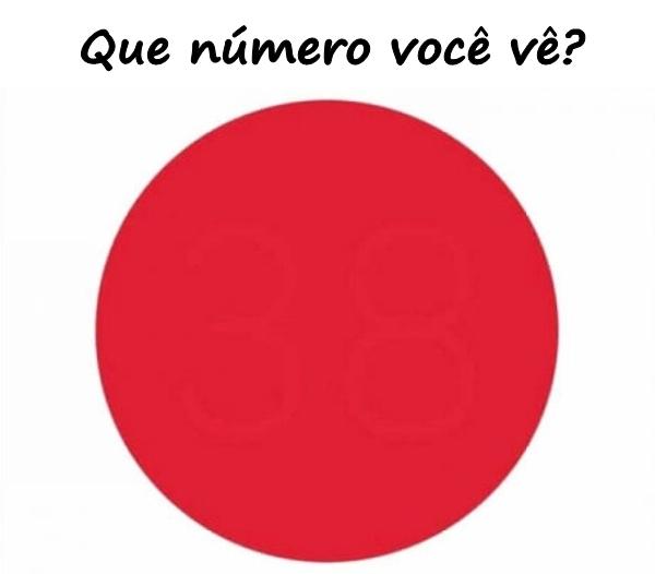 Que número você vê