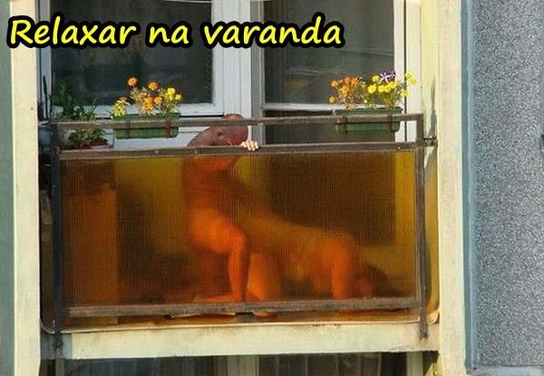 Relaxar na varanda