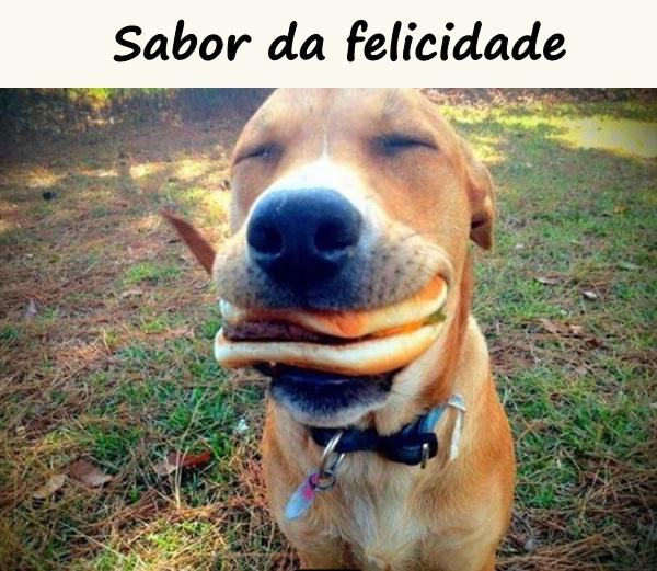 Sabor da felicidade