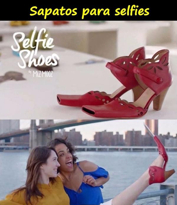 Sapatos para selfies