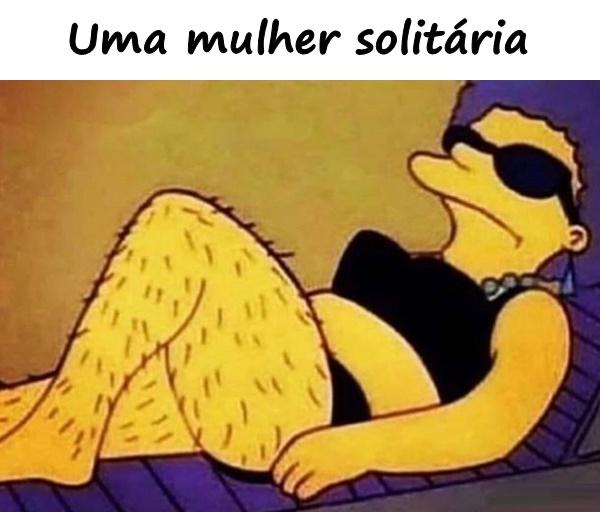 Uma mulher solitária