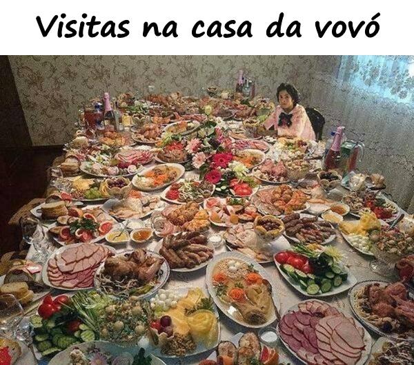 Visitas na casa da vovó