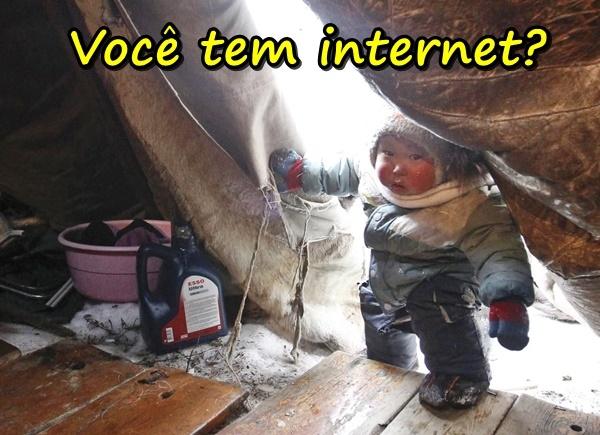 Você tem internet