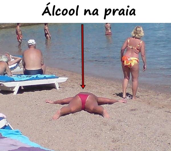 Álcool na praia