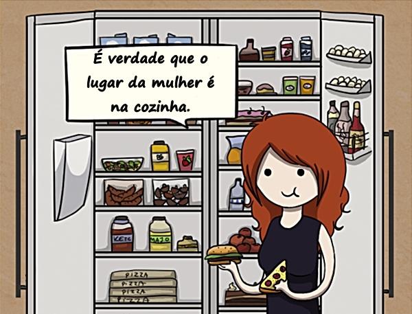 É verdade que o lugar da mulher é na cozinha