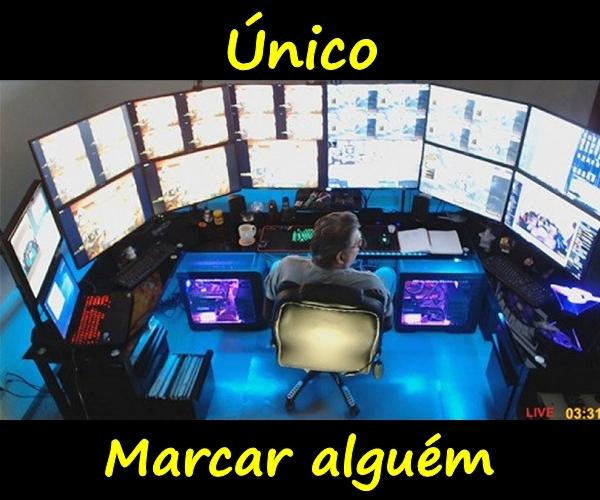 Único. Marcar alguém