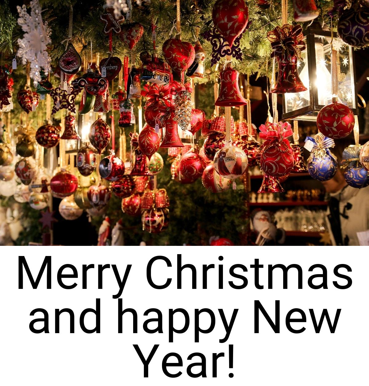 Merry Christmas and happy New Year