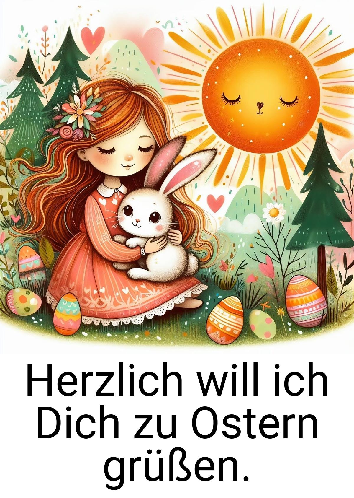 Herzlich will ich Dich zu Ostern grüßen