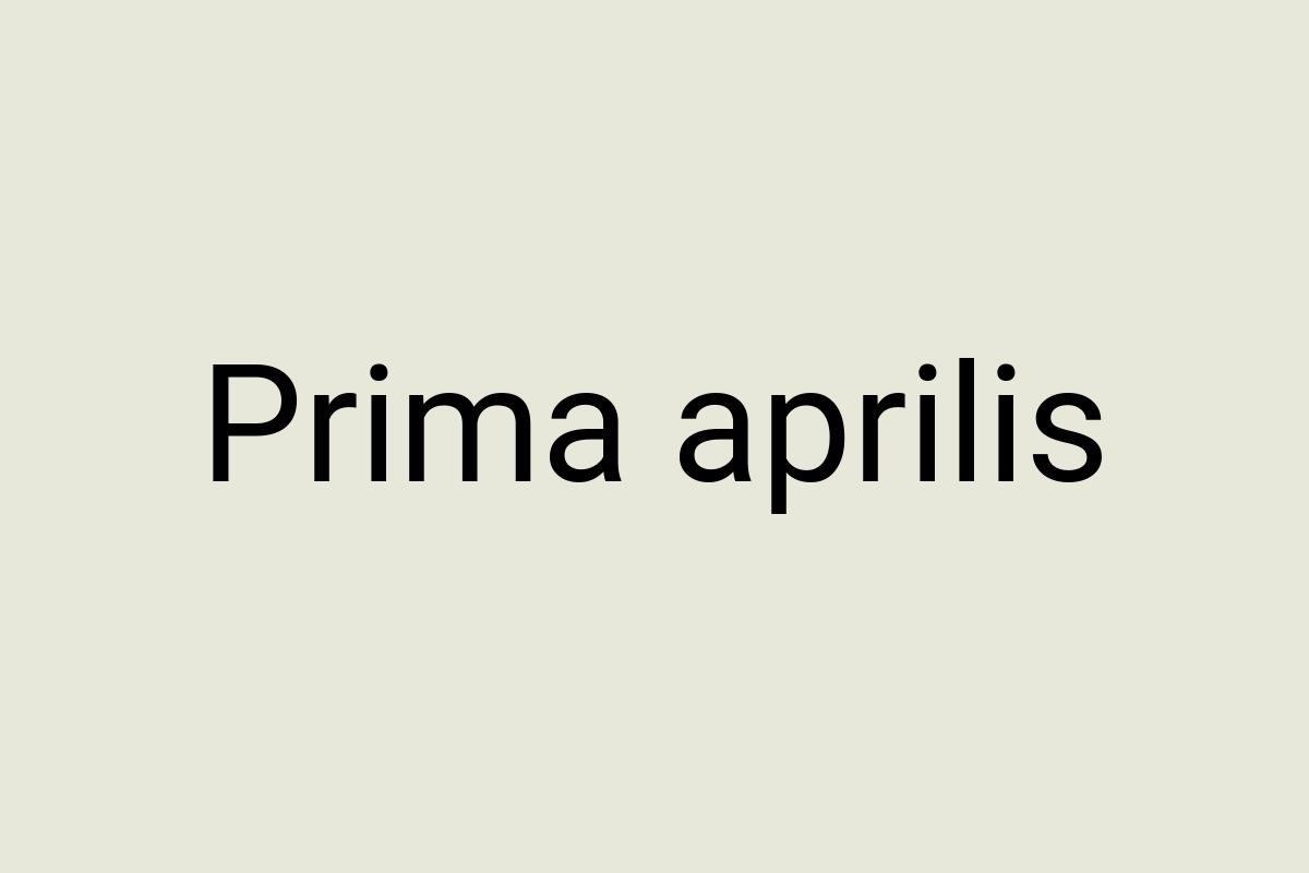 Prima aprilis