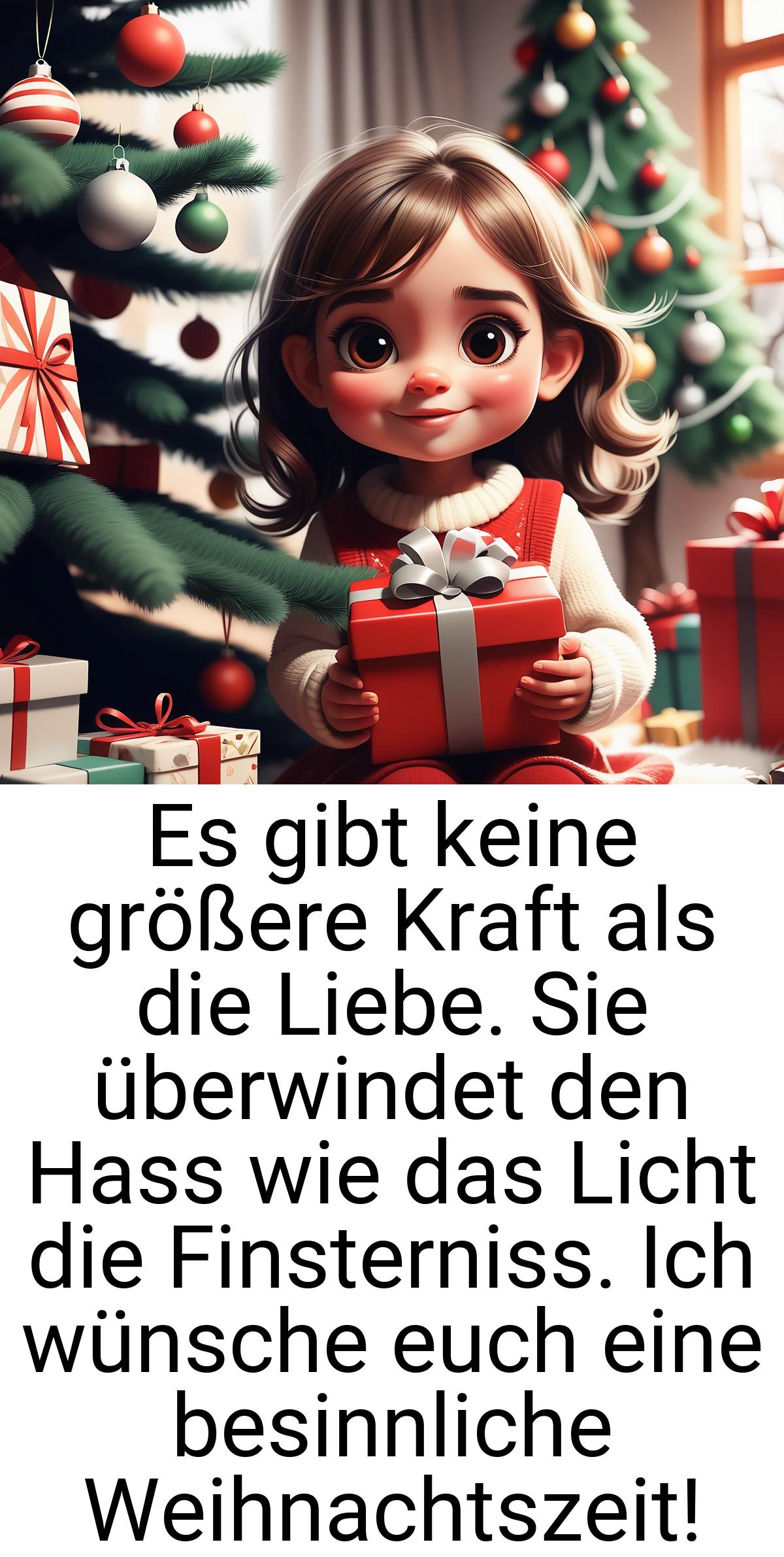 Es gibt keine größere Kraft als die Liebe. Sie überwindet