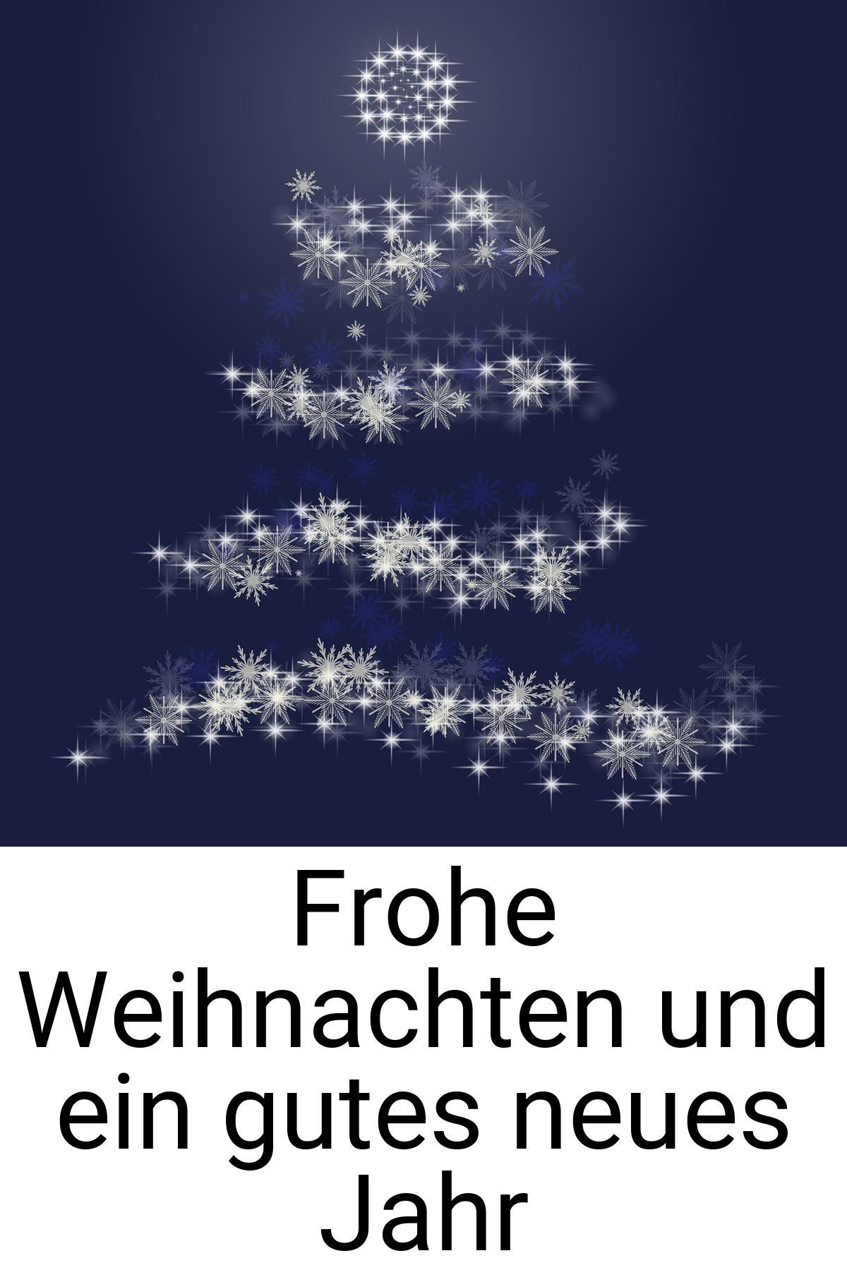 Frohe Weihnachten und ein gutes neues Jahr