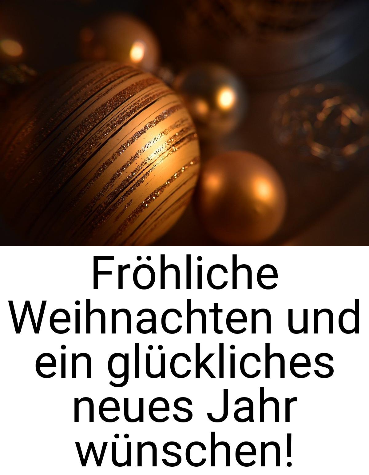 Fröhliche Weihnachten und ein glückliches neues Jahr