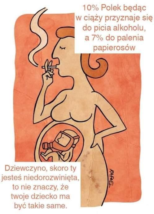 10% Polek będąc w ciąży przyznaje się do picia alkoholu a