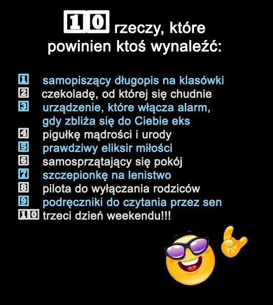 10 rzeczy, które powinien ktoś wynaleźć: 1. Samopiszący