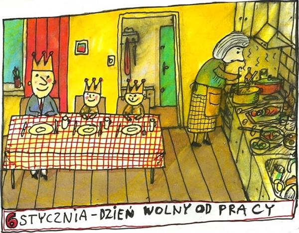 6 Stycznia - Trzech Króli - Dzień wolny od pracy