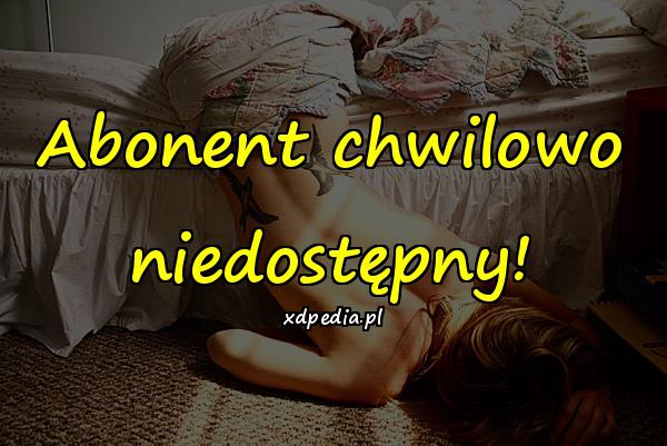 Abonent chwilowo niedostępny