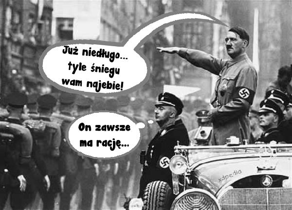 Adolf Hitler zapowiada: będzie zima stulecia! - Już