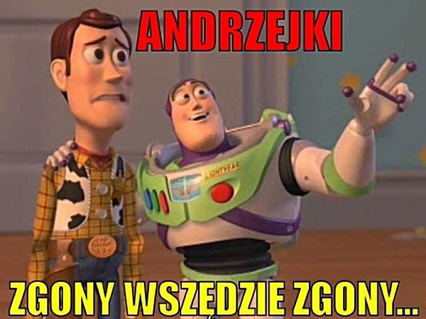 Andrzejki - zgony, wszędzie zgony