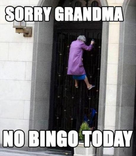 Babciu dziś nie ma zabawy w bingo sorry grandma it is to