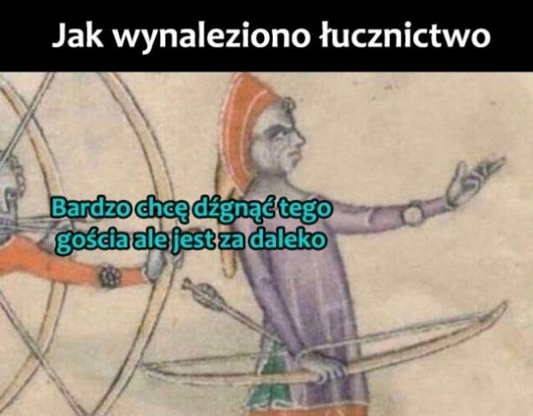 Bardzo chcę dźgnąć tego gościa, ale jest za daleko