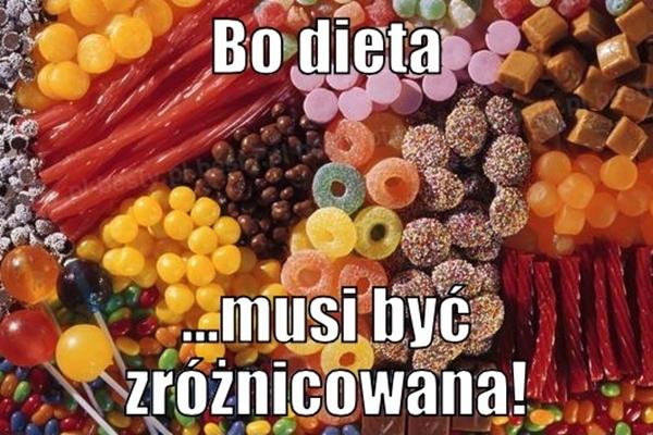 Bo dieta musi być zróżnicowana