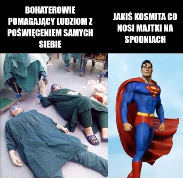 Bohaterowie pomagający ludziom z poświęceniem samych