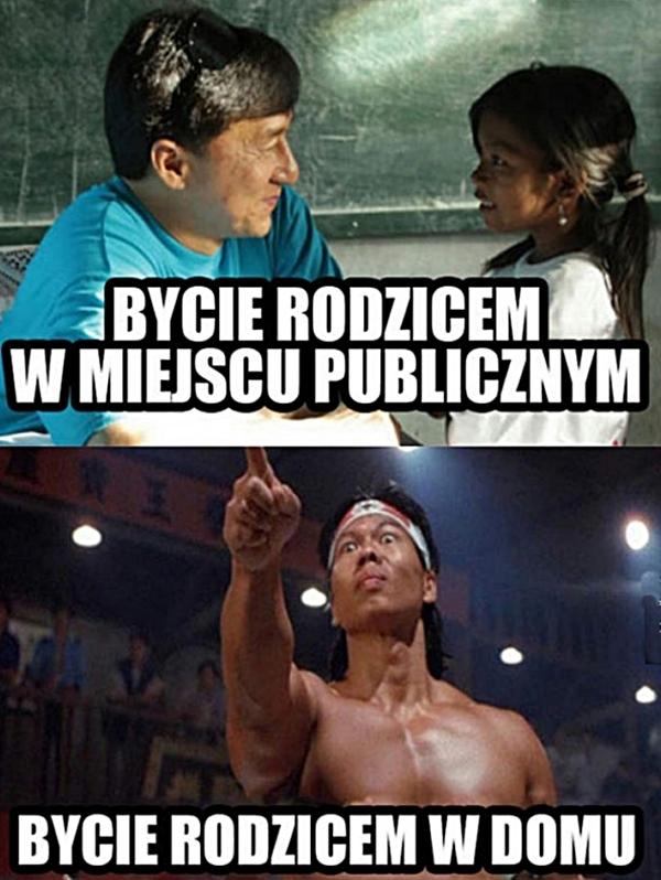 Bycie rodzicem w miejscu publicznym i w domu