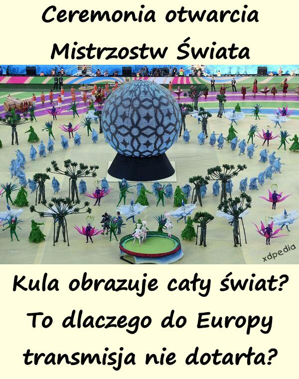 Ceremonia otwarcia Mistrzostw Świata Kula obrazuje cały