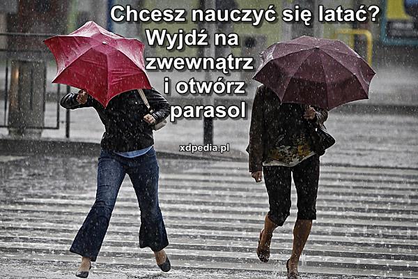 Chcesz nauczyć się latać? Wyjdź na zewnątrz i otwórz