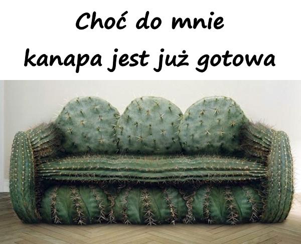 Choć do mnie, kanapa jest już gotowa