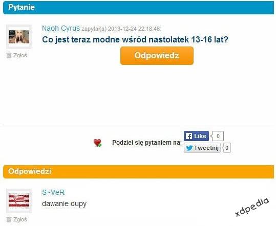 Co jest teraz modne wśród nastolatek 13-16 lat? Dawanie dupy