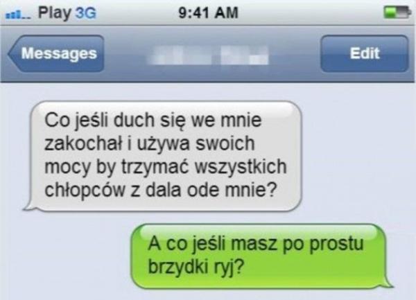 - Co jeśli duch się we mnie zakochał i używa swoich mocy