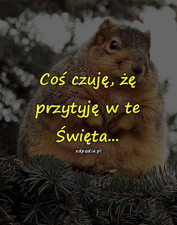 Coś czuję, żę przytyję w te Święta