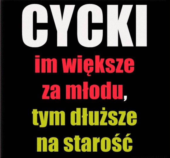 CYCKI im większe za młodu, tym dłuższe na starość