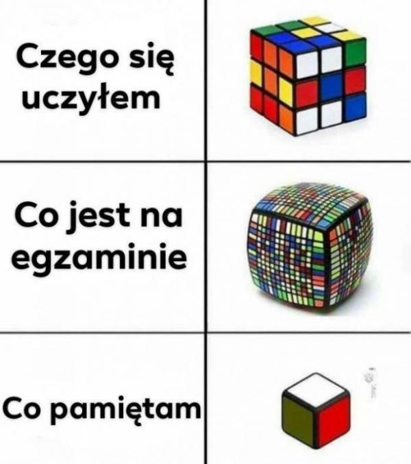 Czego się uczyłem, co jest na egzaminie, co pamiętam