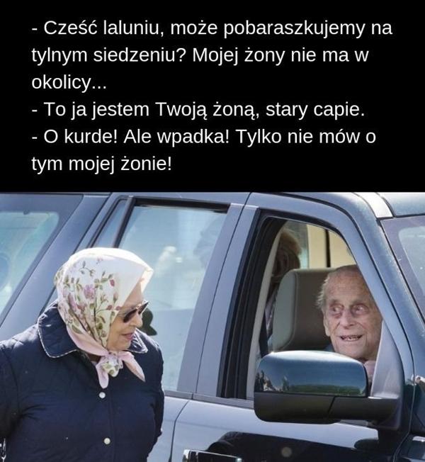 - Cześć laluniu, może pobaraszkujemy na tylnym siedzeniu