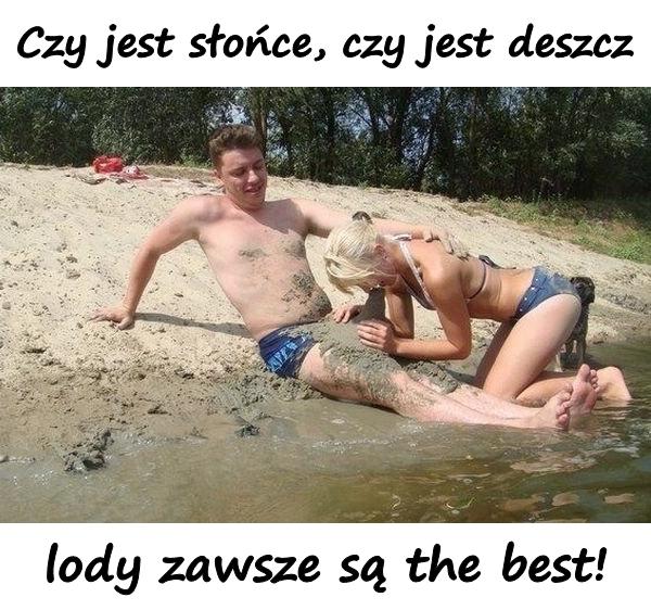 Czy jest słońce, czy jest deszcz, lody zawsze są the best