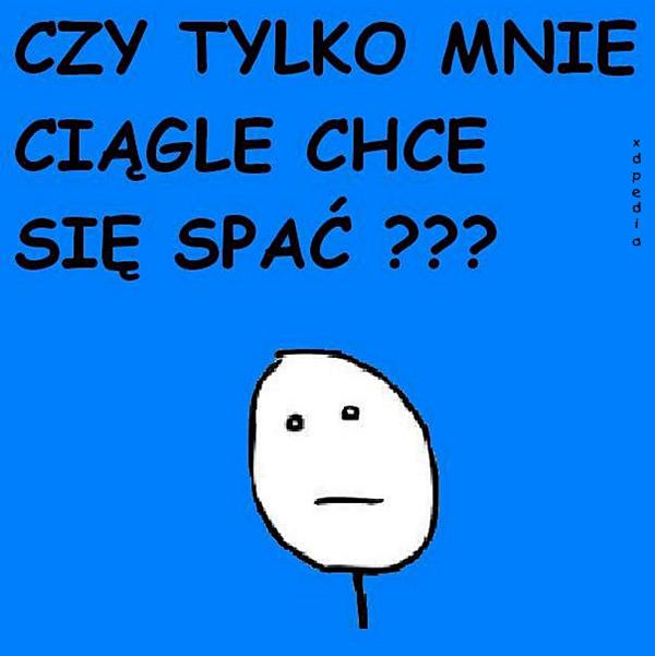 Czy tylko mnie się chce ciągle spać