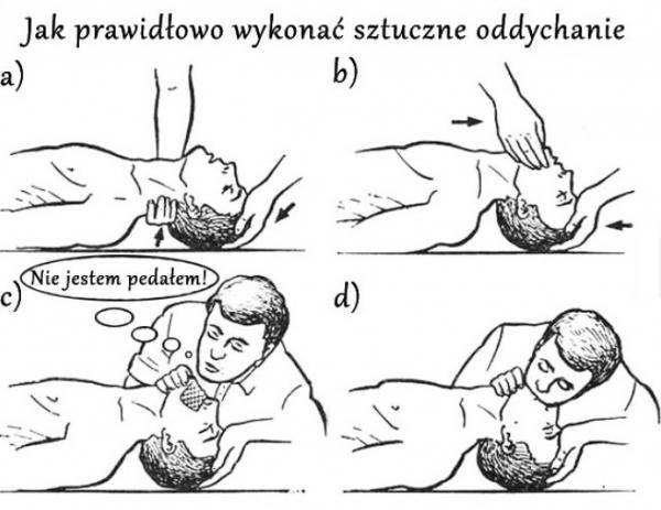 Czy wiesz jak prawidłowo wykonać sztuczne oddychanie