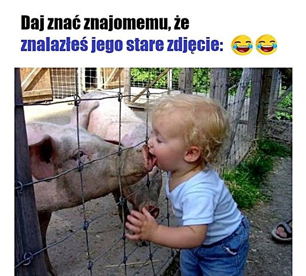 Daj znać znajomemu, że znalazłeś jego stare zdjęcie