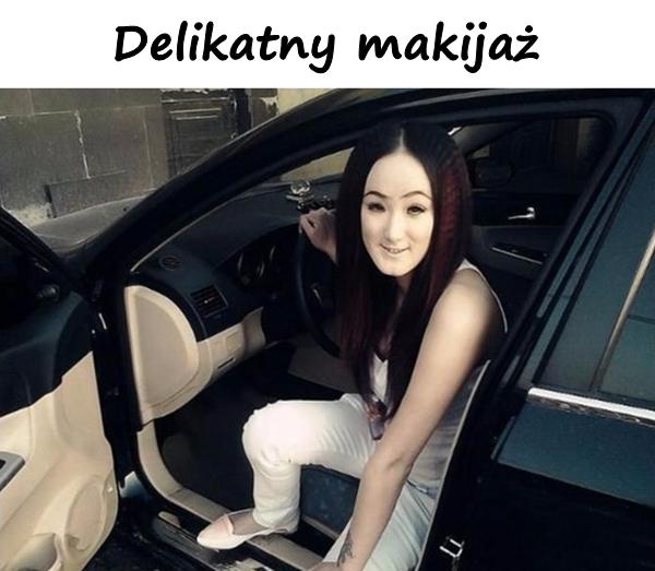 Delikatny makijaż