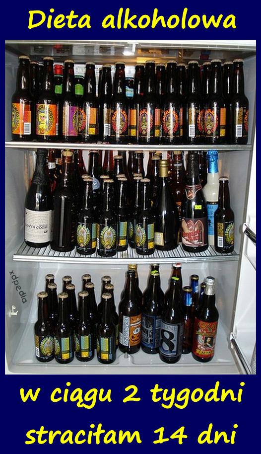 Dieta alkoholowa w ciągu 2 tygodni straciłam 14 dni