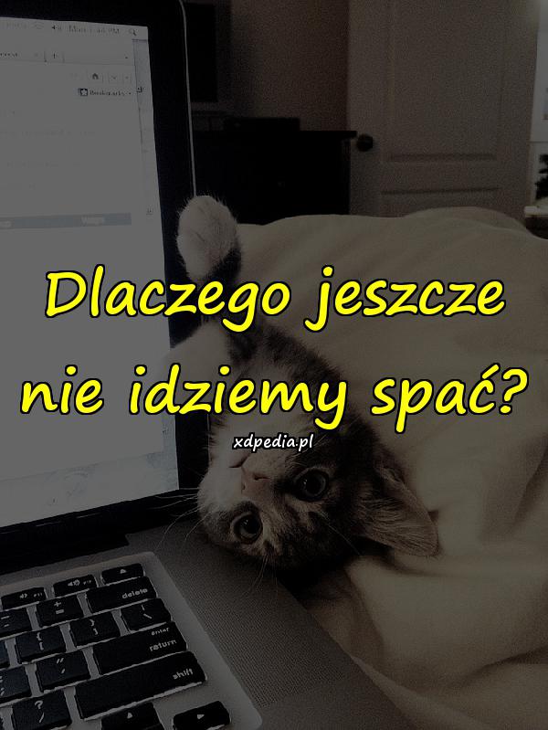 Dlaczego jeszcze nie idziemy spać