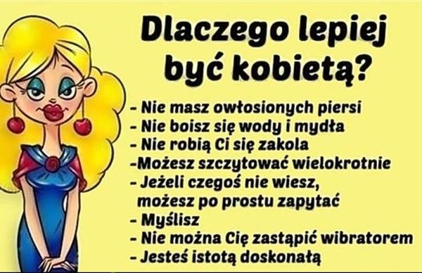 Dlaczego lepiej być kobietą ? - nie masz owłosienia piersi