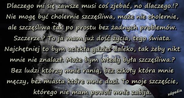 Dlaczego mi się zawsze musi coś zjebać, no dlaczego.!? Nie