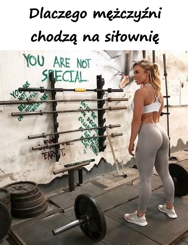 Dlaczego mężczyźni chodzą na siłownię