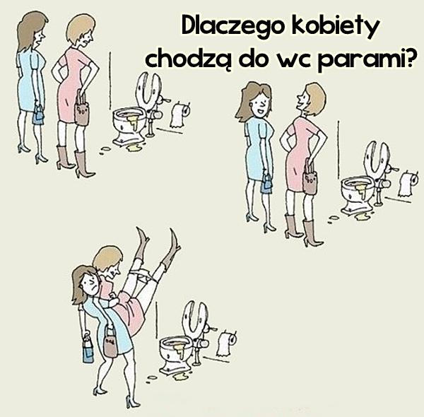 Dlatego kobiety chodzą do wc parami