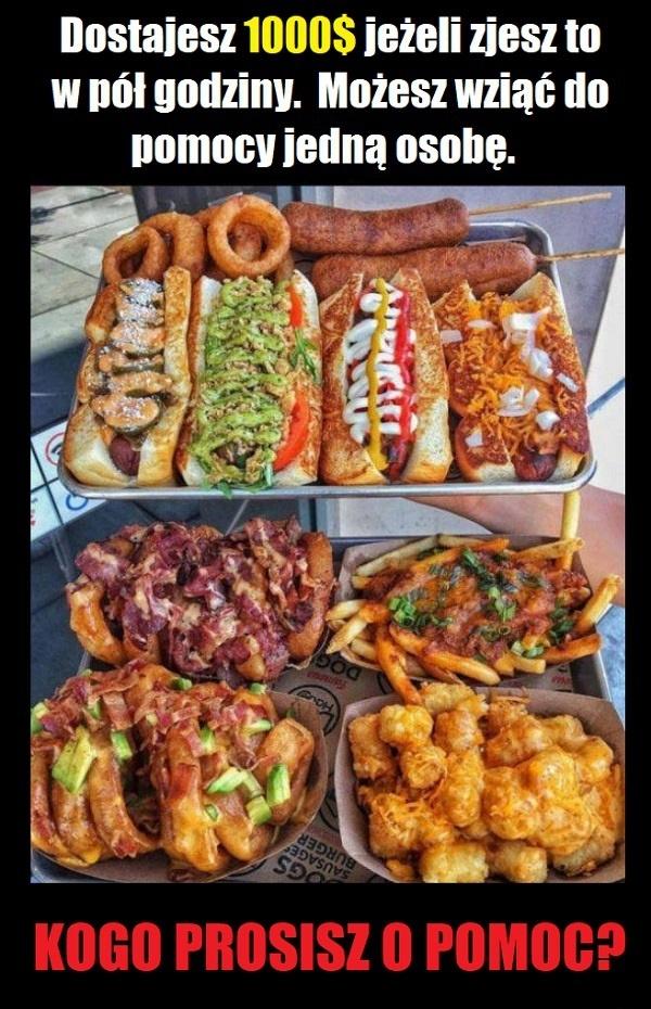 Dostajesz 1000 dolarów, jeżeli zjesz to w pół godziny