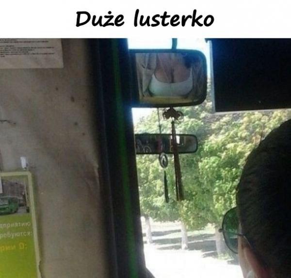 Duże lusterko